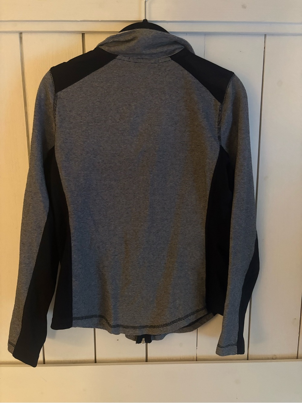 Ralph Lauren Lauren Active Striped Black & White Zip Jacket - Picture 4 of 4